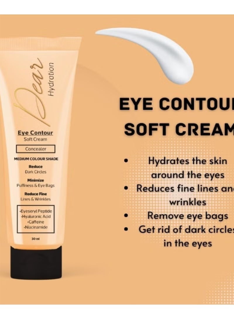 Dear Eye Contour Soft Cream (concealer) MEDIUM COLOUR SHADE 30ML - Image 2